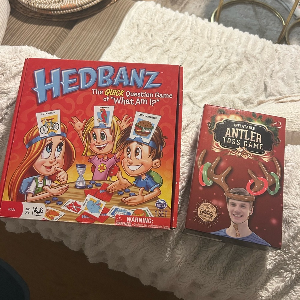 Headbanz and Antler Toss Game